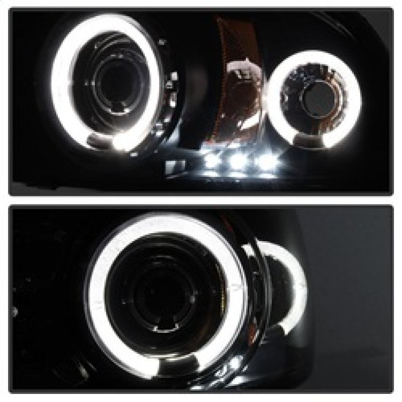 SPYDER 5009784 Spyder Dodge Dakota 97-04/Durango 98-03 1PC Projector Headlights LED Halo LED Blk PRO-YD-DDAK97-BK