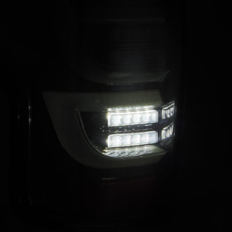 AlphaRex 670040 07-13 Toyota Tundra LUXX-Series LED Tail Lights Alpha-Black