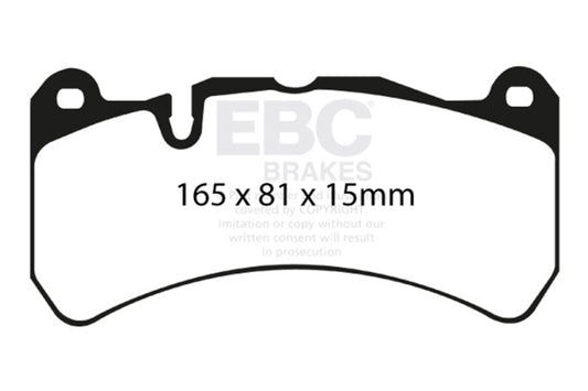 EBC DP51591NDX 07-08 Ferrari 430 Scuderia 4.3 Bluestuff Front Brake Pads