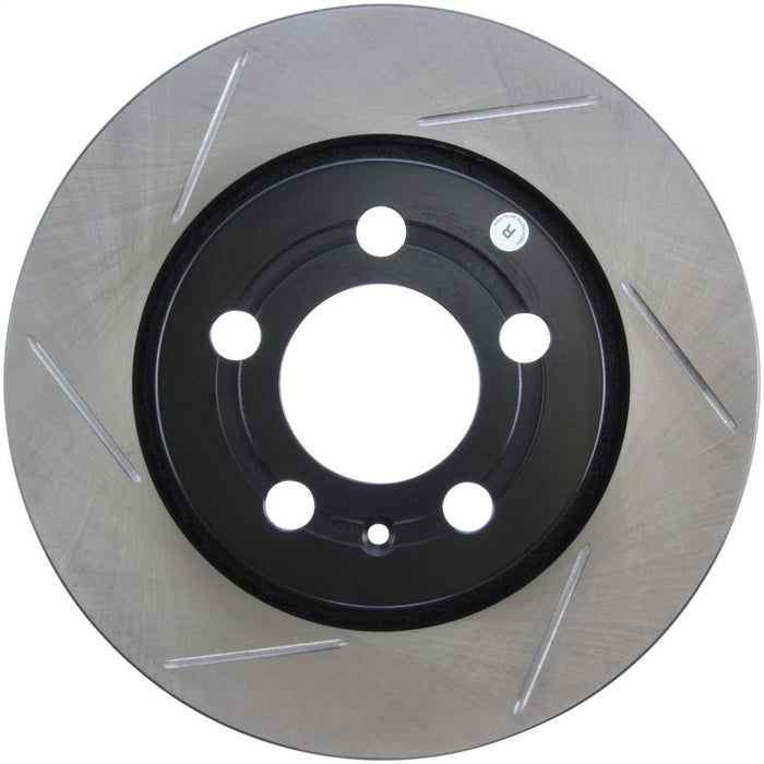 Stoptech 126.33069SL StopTech Power Slot 04-06 Audi TT Quattro / 04 VW Golf R32 Left Rear Slotted Rotor