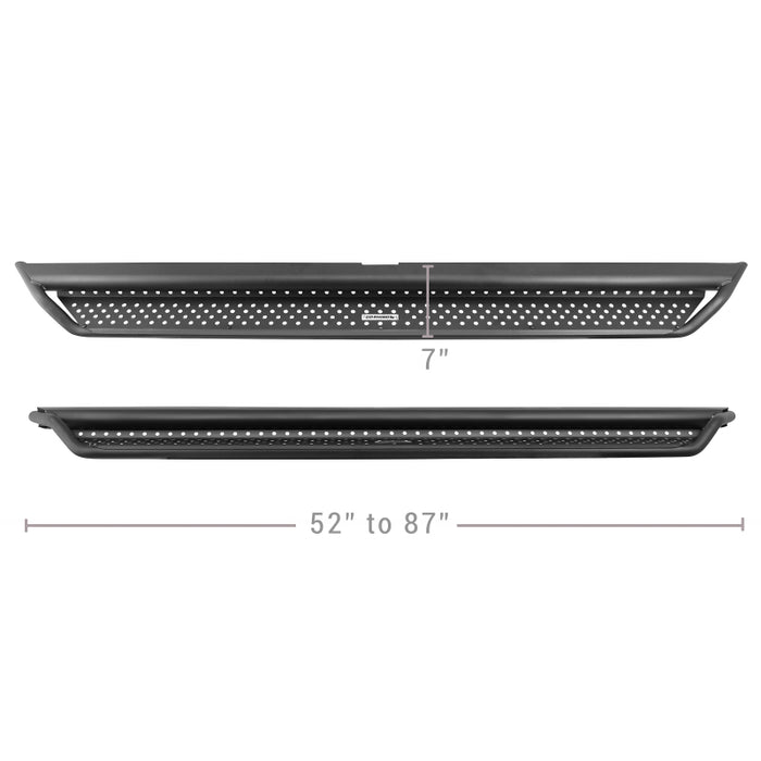Go Rhino D10087T Dominator Extreme D1 Side Steps - Tex Blk - 87in