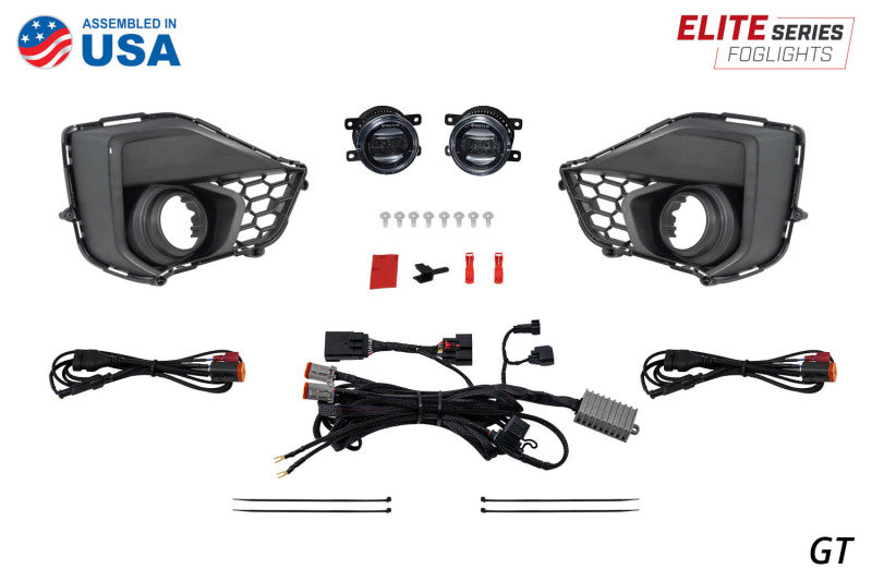 Diode Dynamics DD7959 2024 Ford Mustang EcoBoost Elite Series Add-On Fog Lamp Kit White