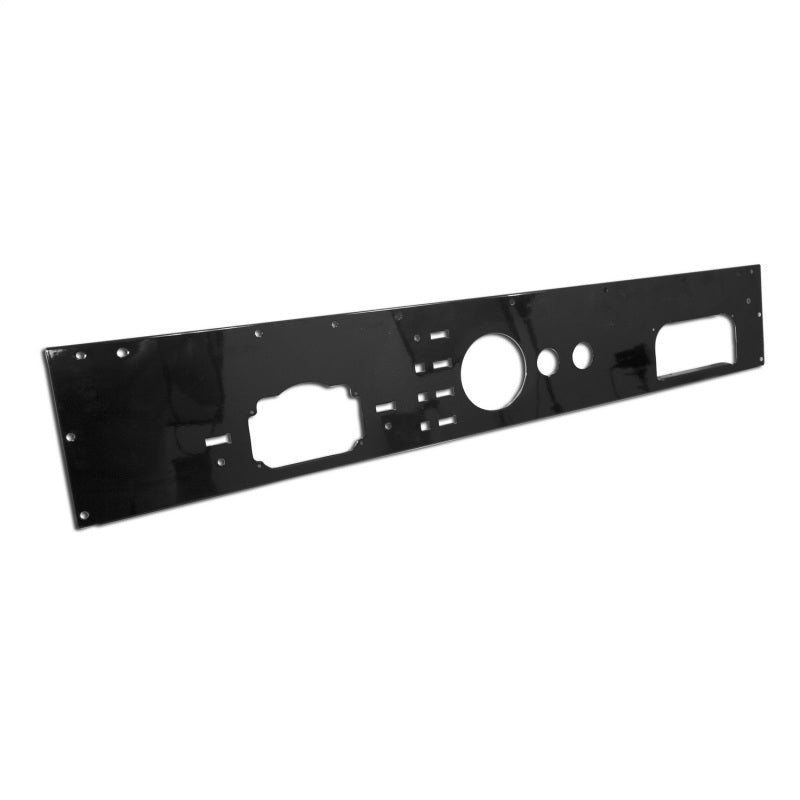 Rugged Ridge 13320.11 Dash Panel Pre-Cut Holes Black 76-86 Jeep CJ