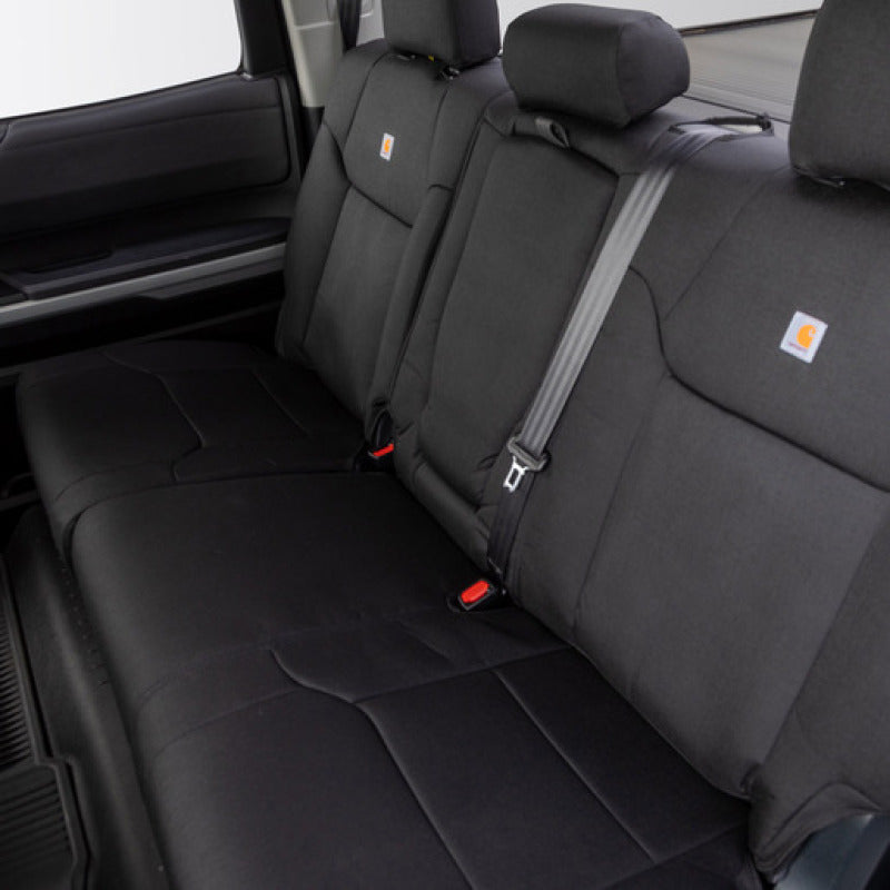Covercraft GTC1241COBK 14-18 Chevrolet Silverado Carhartt PrecisionFit Custom Second Row Seat Covers - Blk