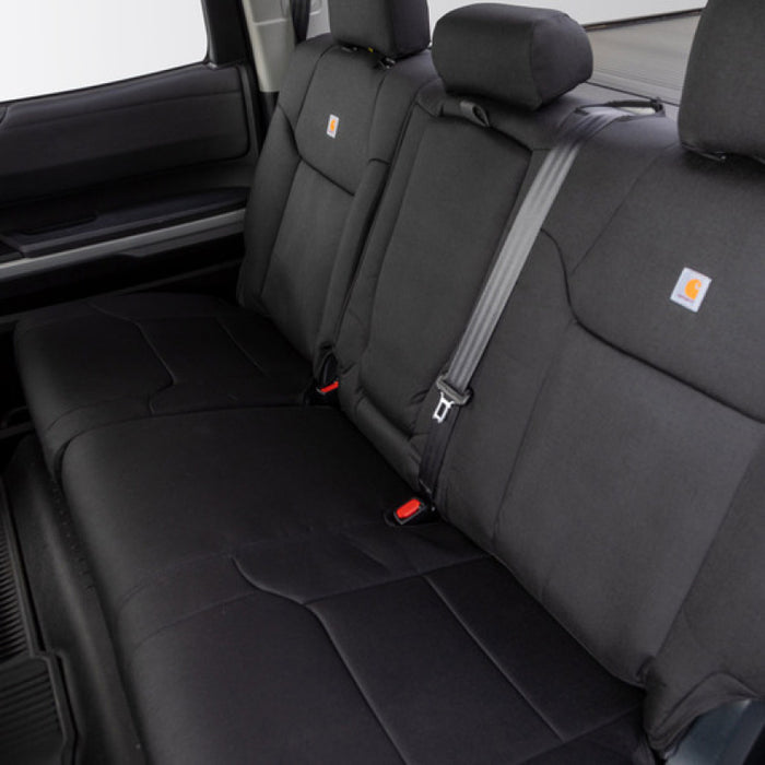 Covercraft GTC1241COBK 14-18 Chevrolet Silverado Carhartt PrecisionFit Custom Second Row Seat Covers - Blk