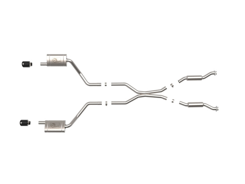 aFe 49-32086-B 11-21 Dodge Durango V6-3.6L / V8-5.7L MACH Force-Xp 304 SS Cat-Back Exhaust System w/ Black Tip