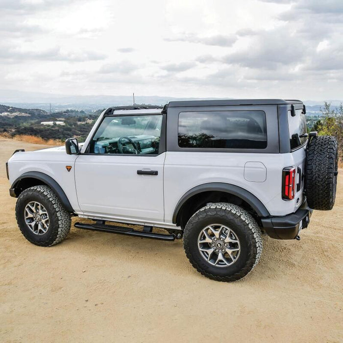 Westin 21-24185 21-22 Ford Bronco (2-Door) PRO TRAXX 4 Oval Nerf Step Bars - Textured Black