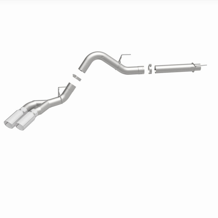 Magnaflow 19422 MagnaFlow CatBack 2018 Ford F-150 V6-3.0L Dual Exit Polished Stainless Exhaust - MF Series