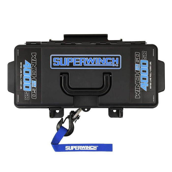Superwinch 1140232 4000 LBS 12V DC 3/16in x 50ft Synthetic Rope Winch2Go