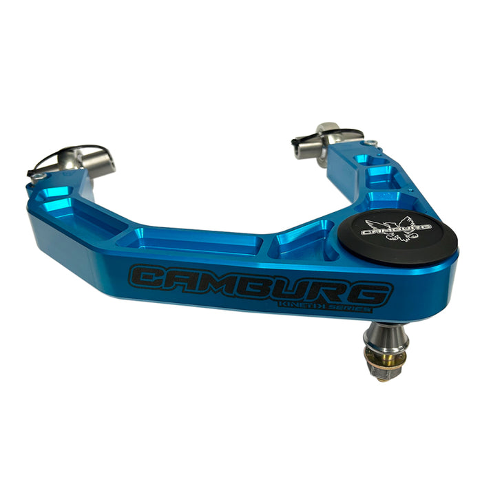 Camburg CAM-310189-BLU Toyota Tundra 2WD/4WD 22-23 KINETIK V2 Performance Billet Uniball Upper Arms (King Blue)