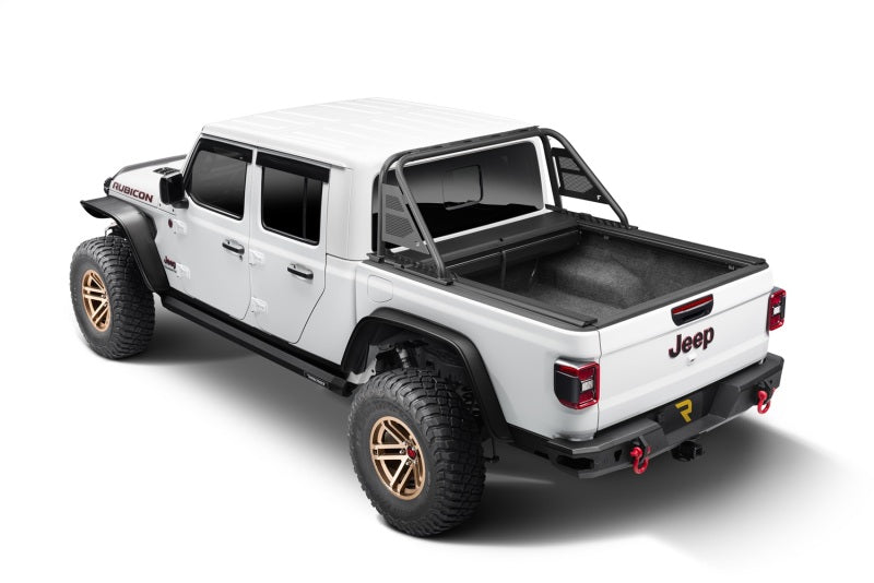 N-Fab J19BR-RLT ARC Sports Bar 20-22 Jeep Gladiator - Textured Black(Roll-N-Lock Cover Fitment Only)