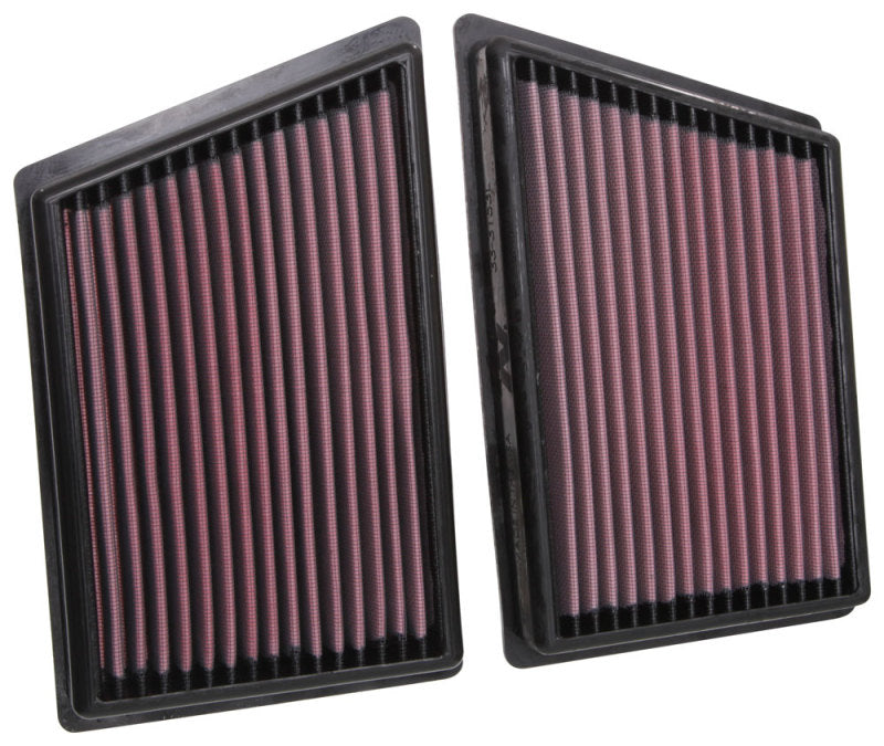 K&N Engineering 33-3153 K&N 19 Porsche 911 3.0L H6 F/I Drop In Replacement Air Filter