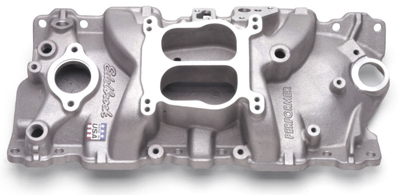 Edelbrock EDE3701 SBC Performer Manifold - w/EGR
