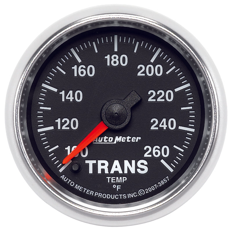 AutoMeter 3857 Autometer GS 100-260 degree Electronic Trans Temperature Gauge
