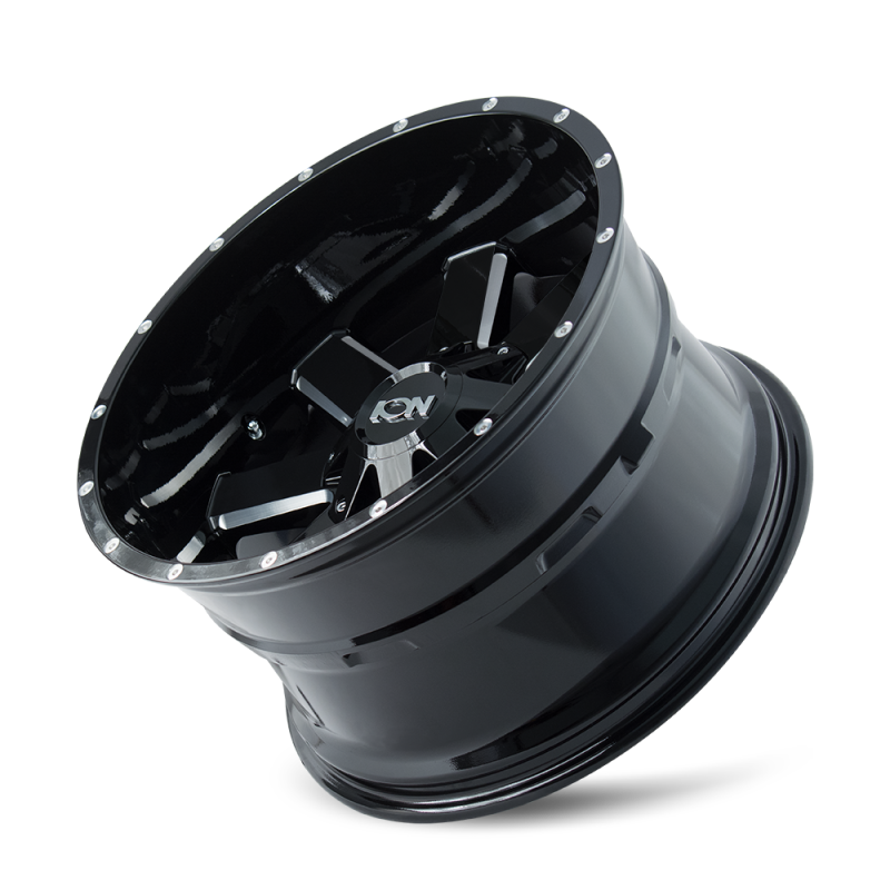 ION Wheels 141-7937M18 ION Type 141 17x9 / 6x135 BP / 18mm Offset / 106mm Hub Gloss Black Milled Wheel