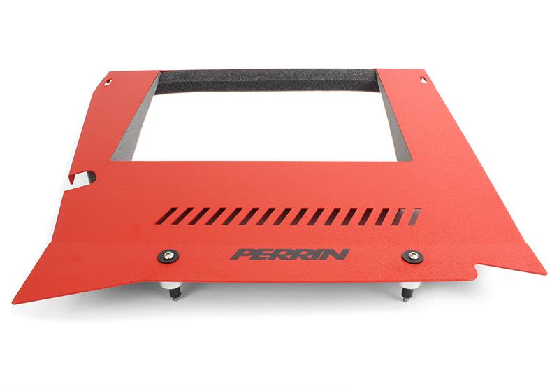 Perrin Performance PSP-ENG-165RD PERRIN 15-21 Subaru WRX Engine Cover Kit (Intercooler & Pulley Covers Incl.) - Red