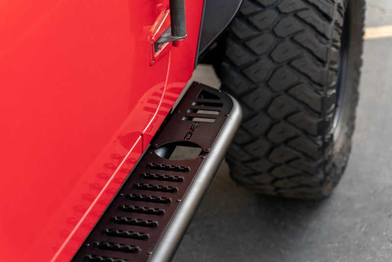 DV8 Offroad SRJK-08 07-18 Jeep Wrangler JK (4 Door Only) OE Plus Side Steps