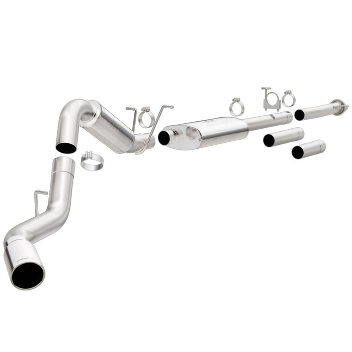 Magnaflow 19026 MagnaFlow Stainless Cat-Back Exhaust 2015 Chevy Silverado 2500HD 6.0L P/S Rear Exit 5in