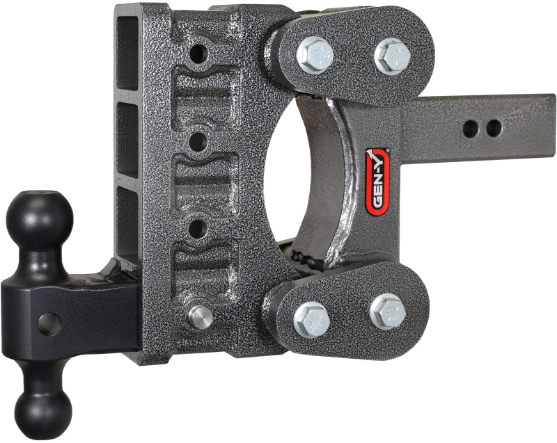 GEN-Y Hitch GH-1314 Gen-Y The Boss Torsion-Flex 2.5in Shank 6in Drop 2.4K TW 21K Hitch w/GH-061 Dual-Ball