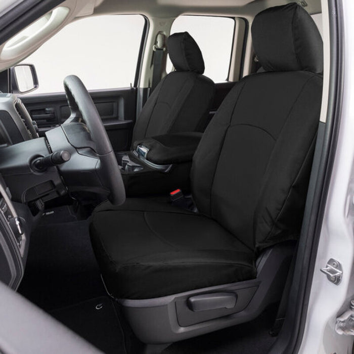 Covercraft GTC4136ABENBK 19-21 Chevrolet Silverado Endura PrecisionFit Custom Front Row Seat Covers - Black/Black