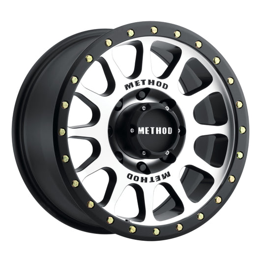 Method Wheels MR30589087318 Method MR305 NV 18x9 +18mm Offset 8x170 130.81mm CB Machined/Black Street Loc Wheel