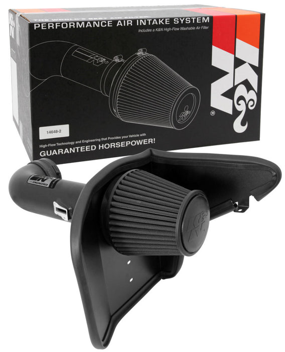 K&N Engineering 71-4519 K&N 10-13 Chevy Camaro 6.2L V8 Black Performance Intake Kit