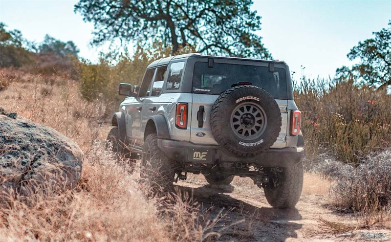 Magnaflow 19559 MagnaFlow 2021 Ford Bronco Overland Series Cat-Back Exhaust w/ Single Straight Driver Exit- No Tip