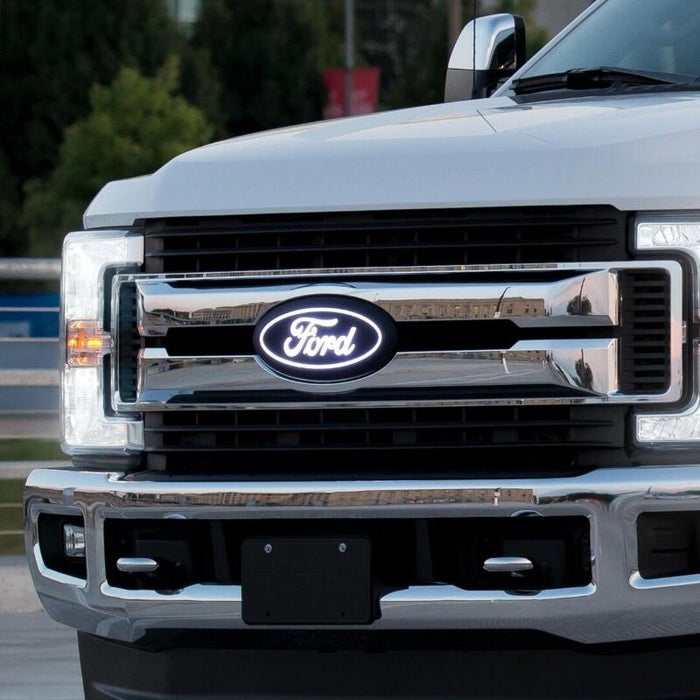 Putco 92701 17-20 Ford SuperDuty Front Luminix Ford LED Emblem - w/o Camera CutOut