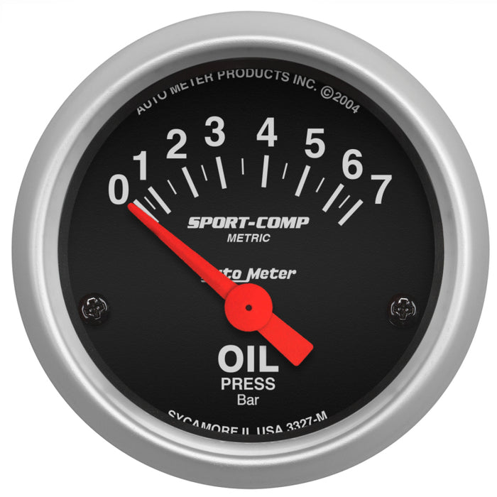 Autometer ATM3327-M 2-1/16 Mini S/C Oil Pressure Gauge - Metric