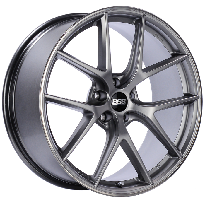 BBS CI0202PSPO CI-R 20x9 5x120 ET25 Platinum Silver Polished Rim Protector Wheel -82mm PFS/Clip Required