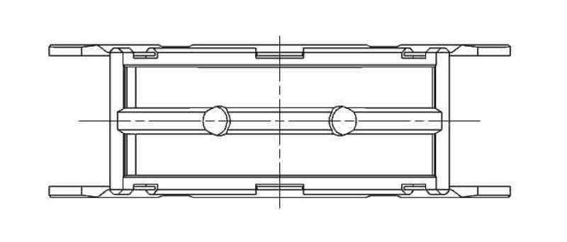 ACL 5M8174H-.025 ACL Race Series Main Bearings