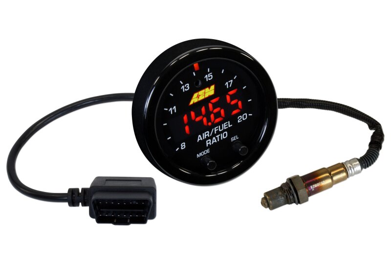 AEM 30-0334 X-Series OBDII Wideband UEGO AFR Sensor Controller Gauge