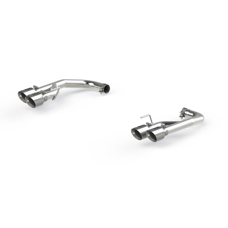 MBRP S7211304 18-20 Ford Mustang GT 2.5in T304 Non Active Dual Axle Back Exhaust System - 4in Dual Wall Tips