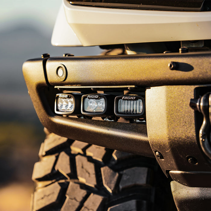 Rigid Industries 46731 2021+ Ford Mod Bumper Triple SR-M Fog Light Kit