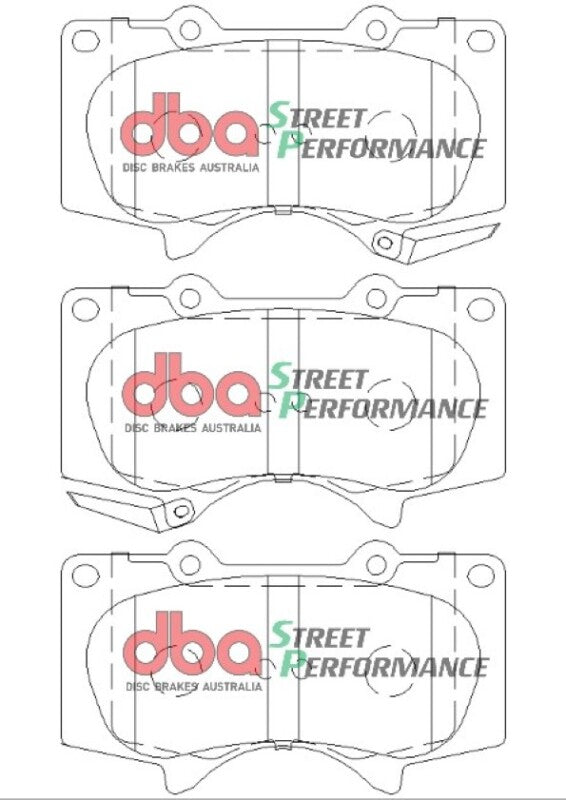 DBA DB1482SP 11-16 Toyota FJ Cruiser (GSJ15R) SP Performance Front Brake Pads