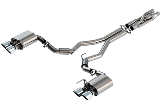 Borla 140837 2020 Ford GT500 5.2L AT 3in ATAK CatBack Exhaust w/ Chrome Tips