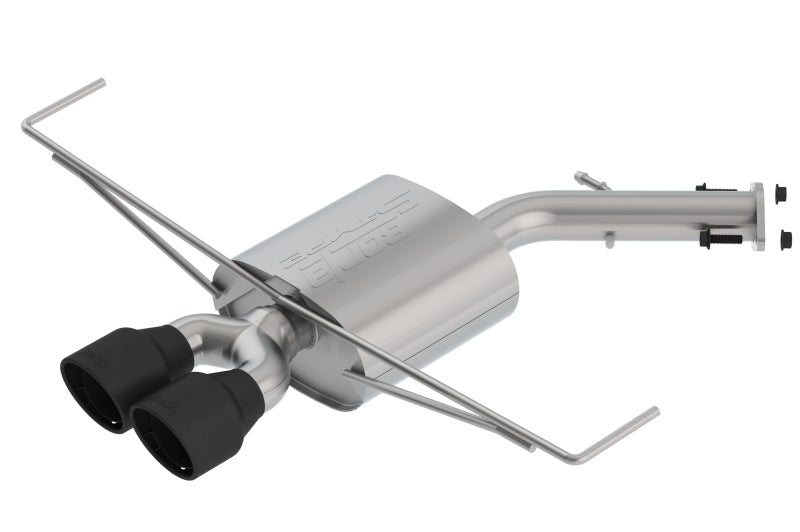 Borla 11959CB 2019 Hyundai Veloster 1.6L FWD S-Type Exhaust (Rear Section Only) w/ Ceramic Black Tips