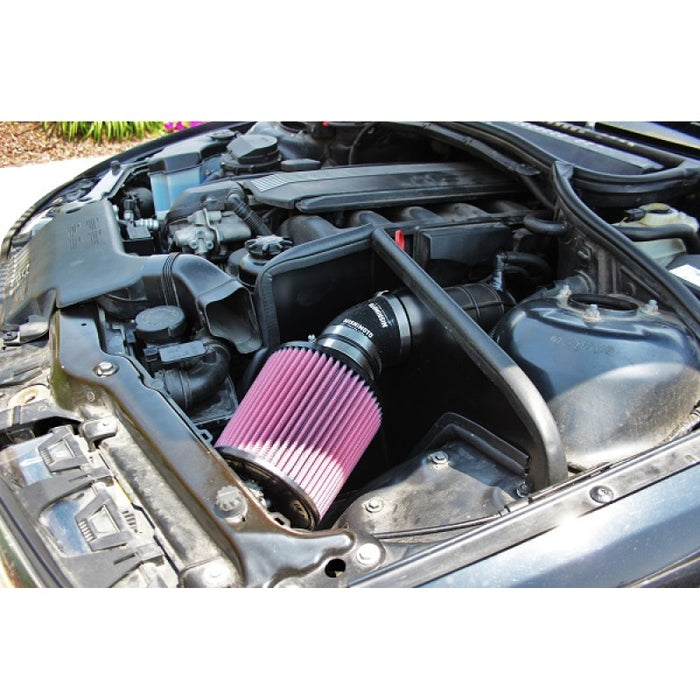 Mishimoto MMAI-E46-99BK 99-05 BMW E46 323i/325i/328i Performance Cold Air Intake Kit - Black