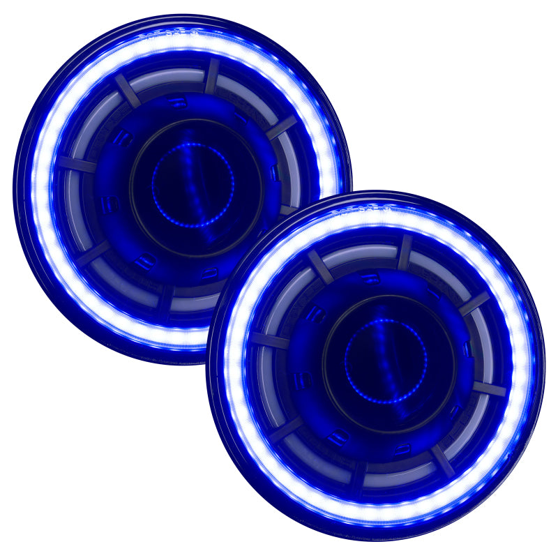 ORACLE Lighting 5876-334 0718 Jeep Wrangler JK Oculus 7in ColorSHIFT Bi-LED Projector Headlights