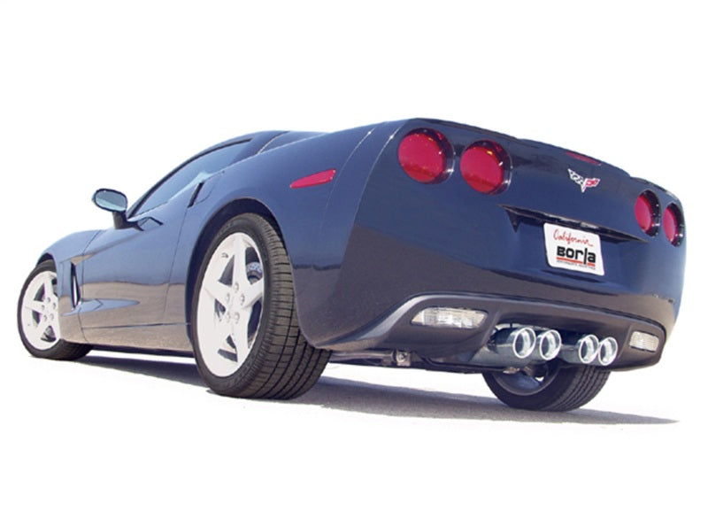 Borla 140453 05-08 Chevrolet Corvette Coupe/Convertible 2dr 6.2L 8cyl AT/MT 6spd ATAK SS Catback Exhaust