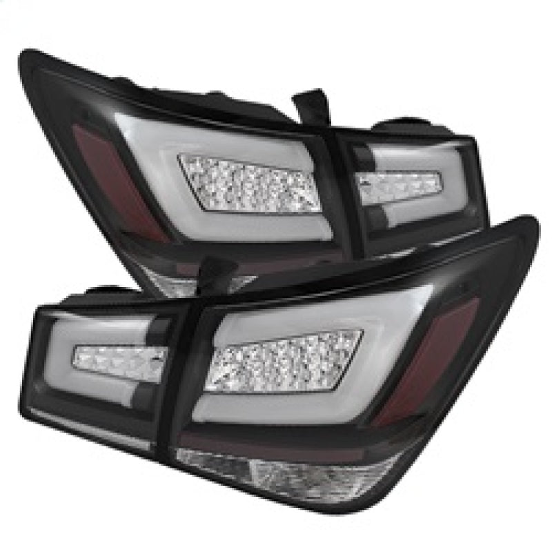 SPYDER 5076595 Spyder Chevy Cruze 2011-2014 Light Bar LED Tail Lights Black ALT-YD-CCRZ11-LBLED-BK