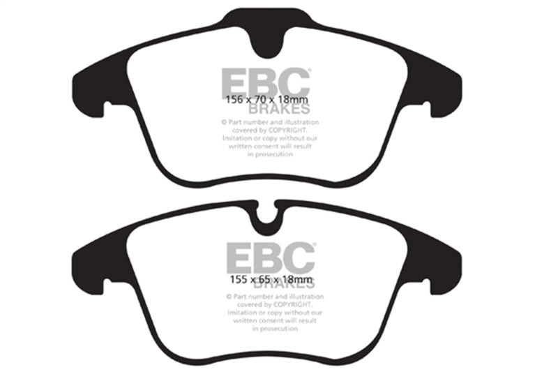 EBC DP31911C 13-15 Jaguar XF 2.0 Turbo Redstuff Front Brake Pads