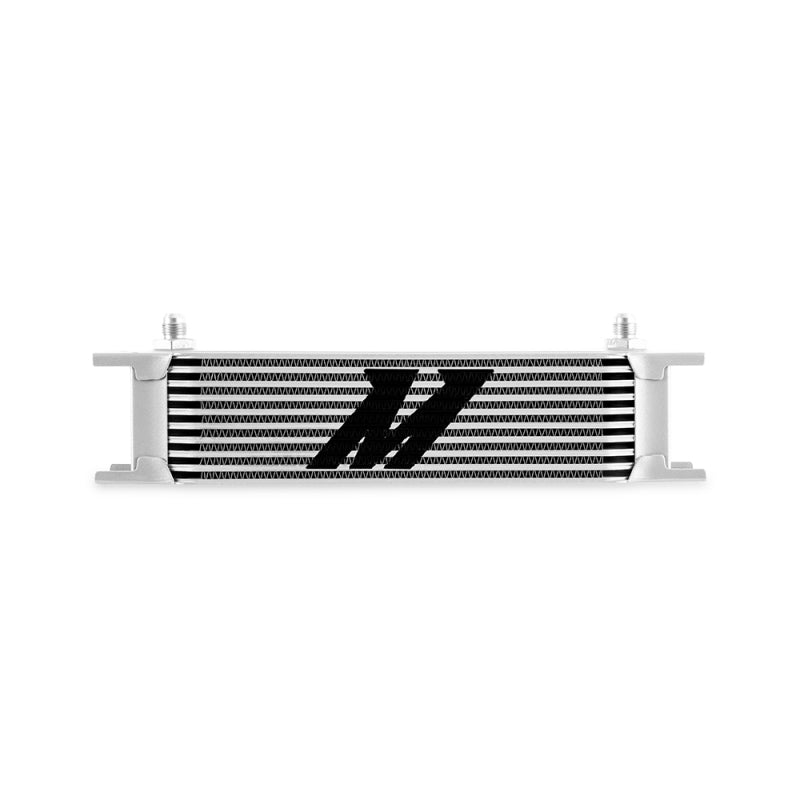 Mishimoto MMOC-10-6SL Universal -6AN 10 Row Oil Cooler - Silver