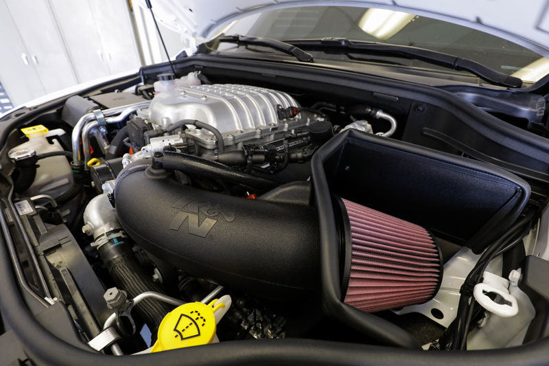 K&N Engineering 63-1579 K&N 18-19 Jeep Grand Cherokee Trackhawk V8-6.2L F/I AirCharger Performance Intake