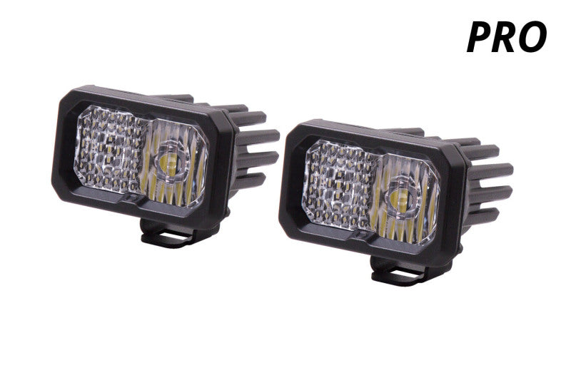 Diode Dynamics DD6409P Stage Series 2 In LED Pod Pro - White Combo Standard ABL (Pair)