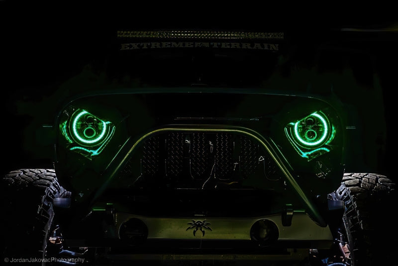 ORACLE Lighting 5769-334 Oracle 7in High Powered LED Headlights - Black Bezel - ColorSHIFT No Controller SEE WARRANTY