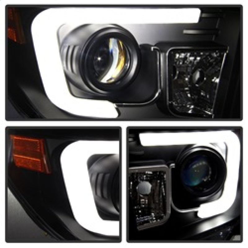 SPYDER 5080158 Spyder Toyota Tundra 2014-2016 Projector Headlights Light Bar DRL Black PRO-YD-TTU14-DRL-BK