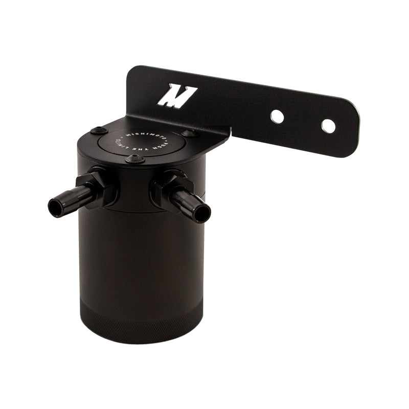 Mishimoto MMBCC-CIV-16PBE 2016+ Honda Civic 1.5L Turbo Baffled Oil Catch Can Kit - Black (PCV Side)