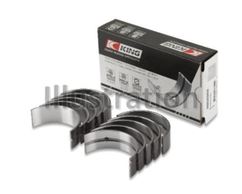 King Engine Bearings MB5778SM0.25 Audi/VW 1.8/2.0 TSI/TFSI (Size 0.25 Oversized) Main Bearing Set