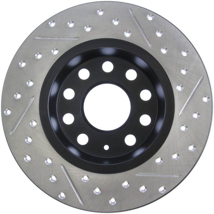 Stoptech 127.33131R StopTech Slotted & Drilled Sport Brake Rotor